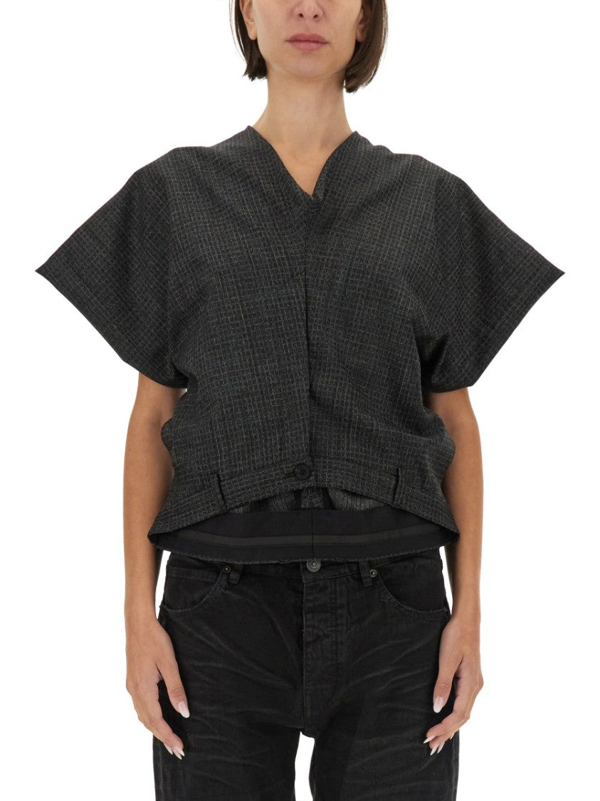 Balenciaga Regular Fit Tailored Wool Top