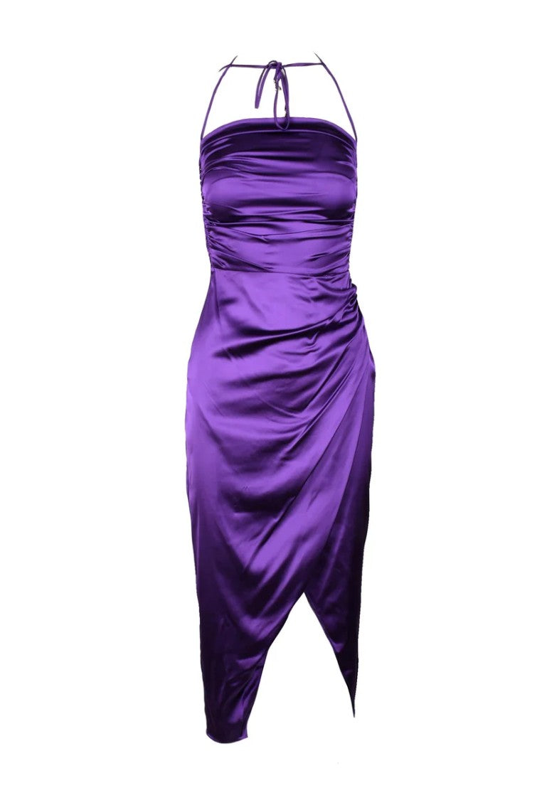 Patrizia Pepe Viscose Stretch Dress - Purple