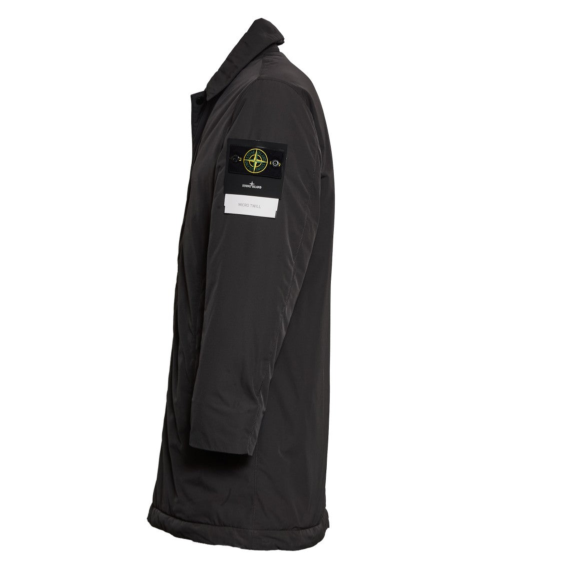 Stone Island Lead Grey Micro Twill Insulated Coat