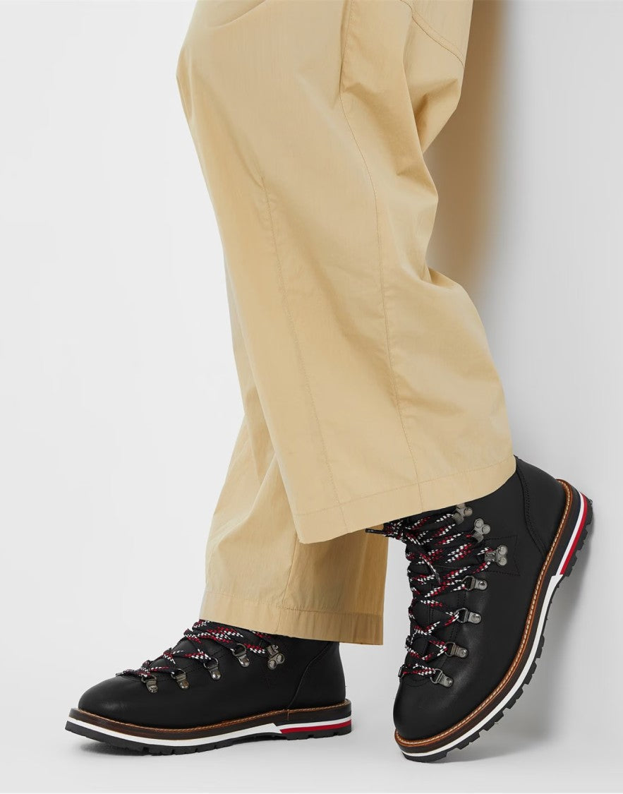 Moncler Blanche Logo Hiker Boots