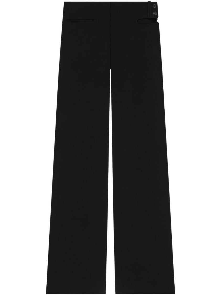 Courrèges Wide-Leg Black Trousers