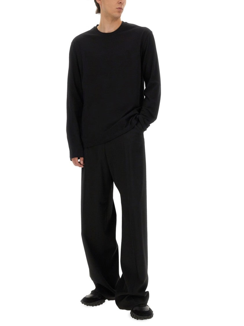 Jil Sander Relaxed Fit Long-Sleeved Cotton Tee