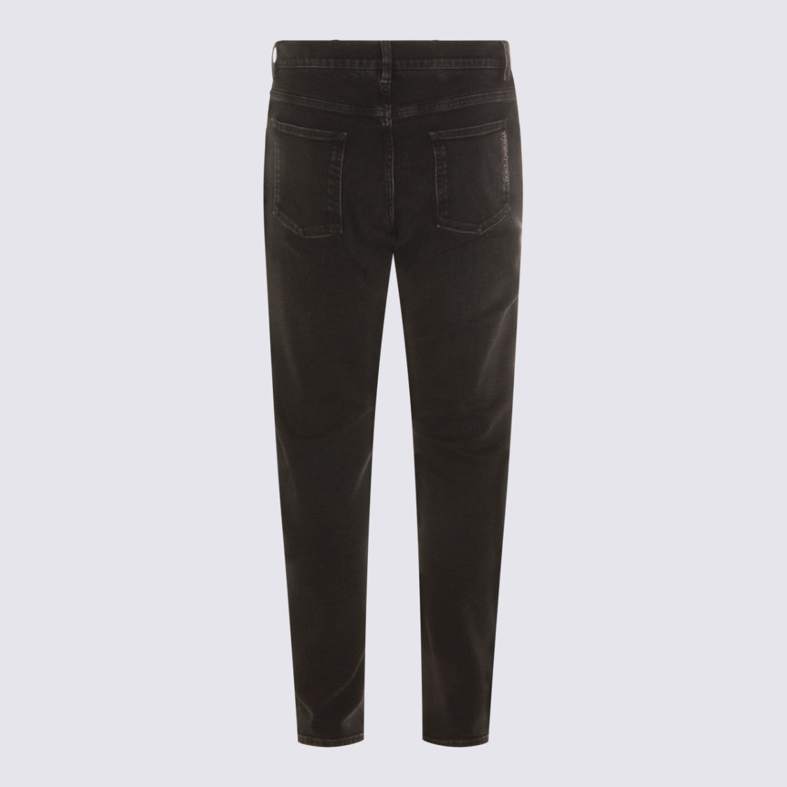 Dolce & Gabbana Slim Fit Dark Wash Denim Jeans With Classic Five-Pocket Design