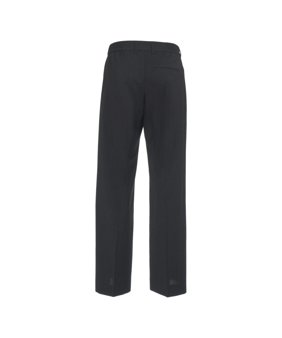 Rue De Tokyo Pilot' Pinstriped Trousers