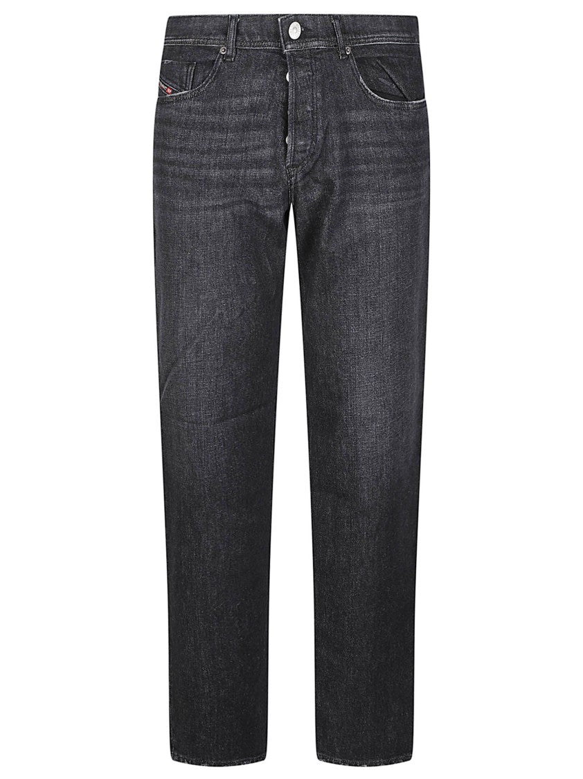 Diesel 2023 D-Finitive L.34 Faded Black Straight-Leg Jeans