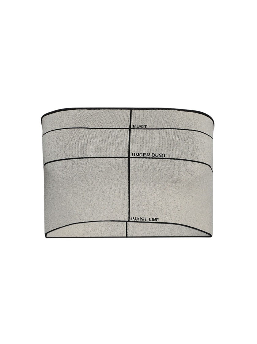 Vetements Mannequin Knitted Top Beige