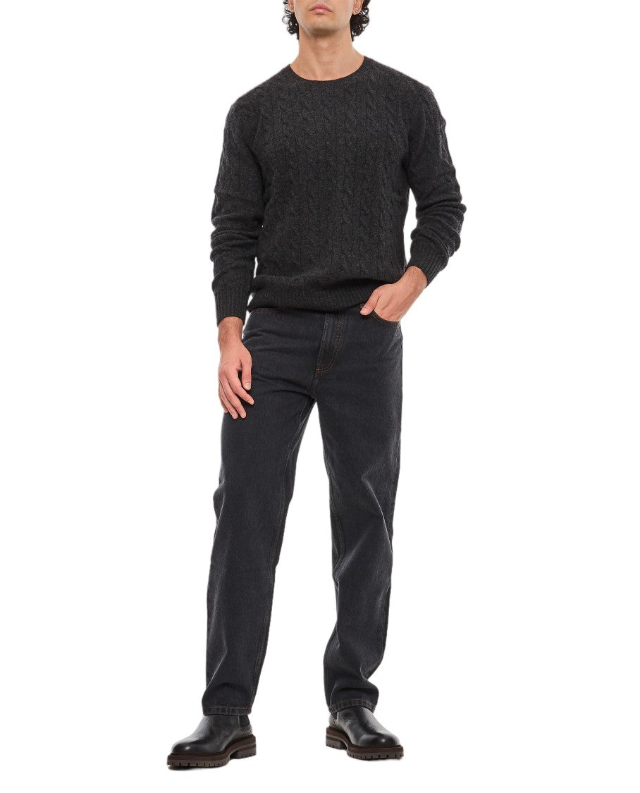 Polo Ralph Lauren Textile Braided Knit Long-Sleeve Sweater