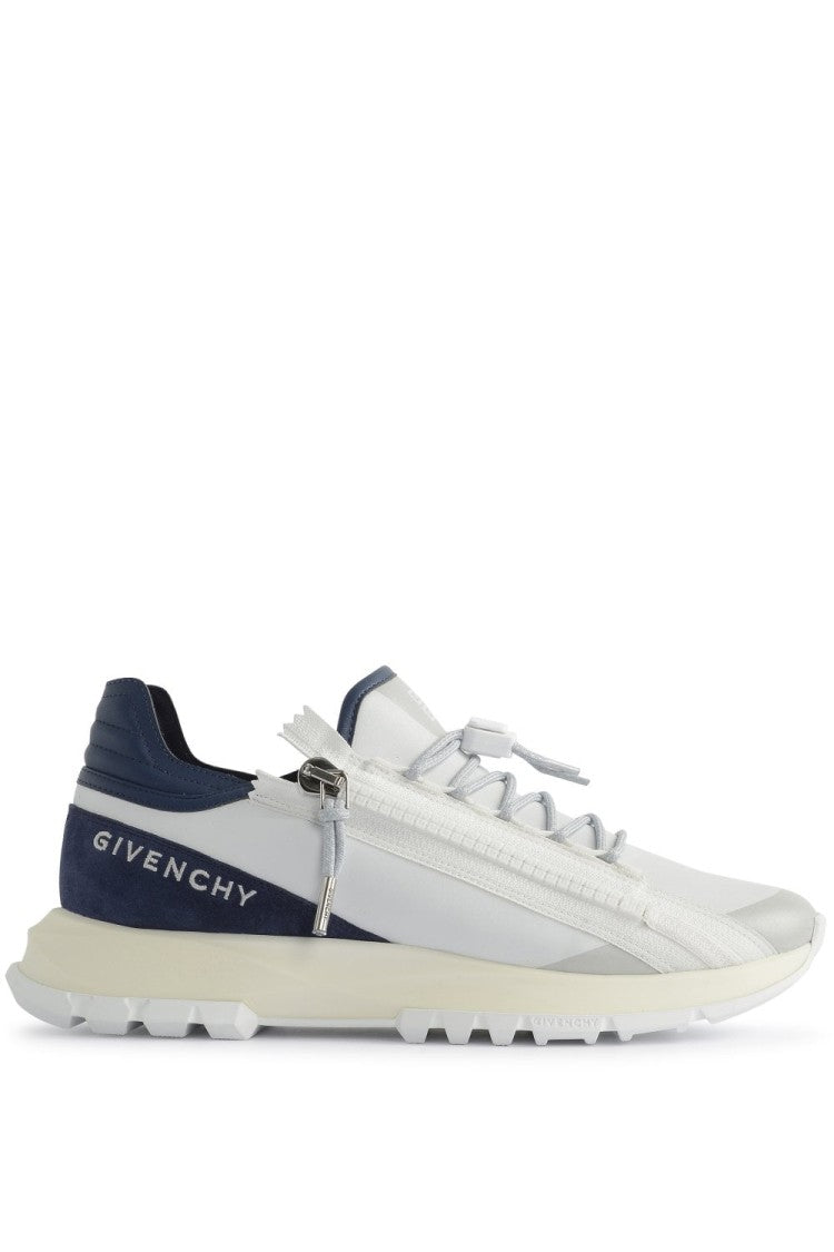Givenchy White Sneakers With Distinct Zipper Detail