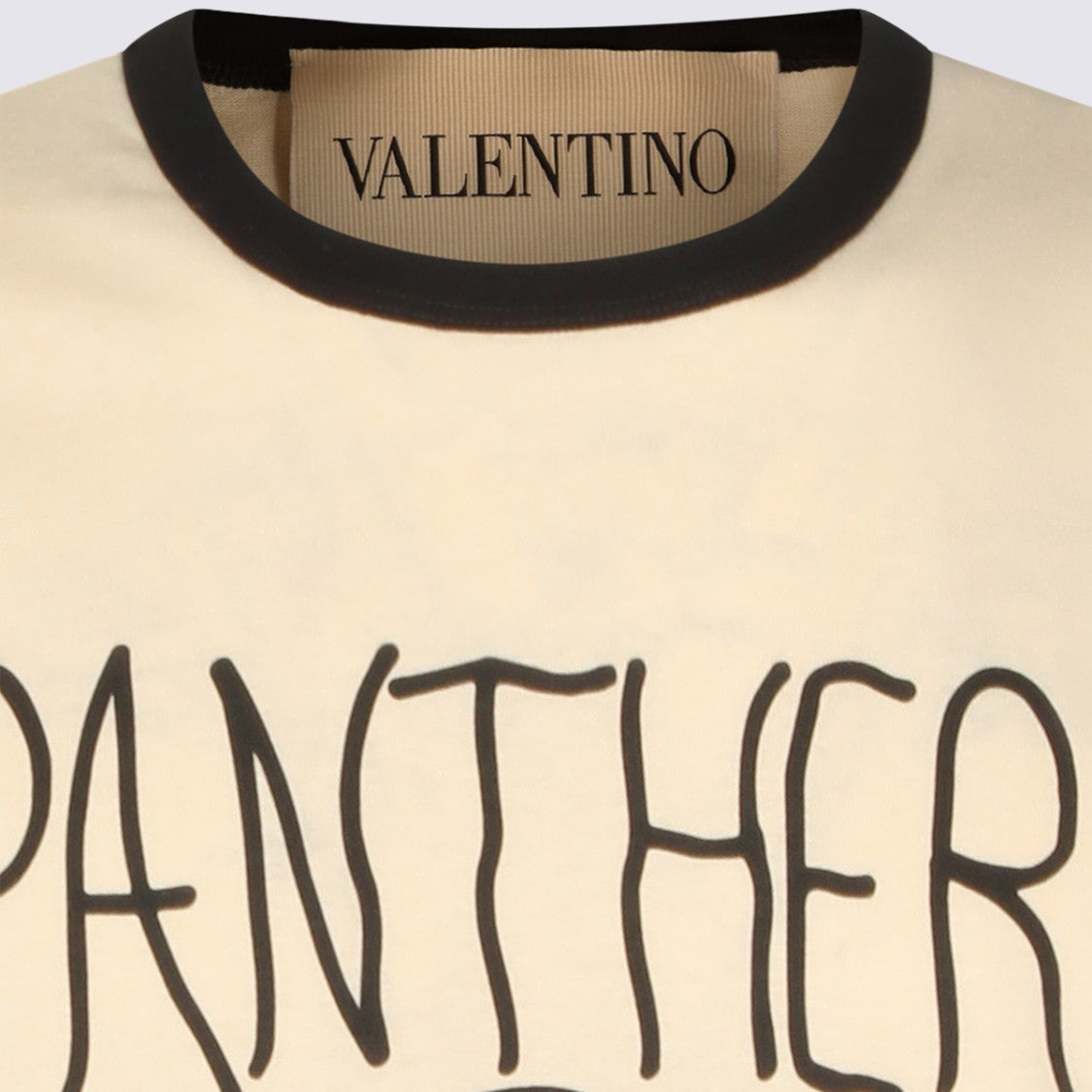 Valentino Beige Cotton T-Shirt