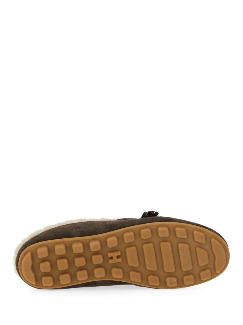 Hogan Suede Slipper Loafer