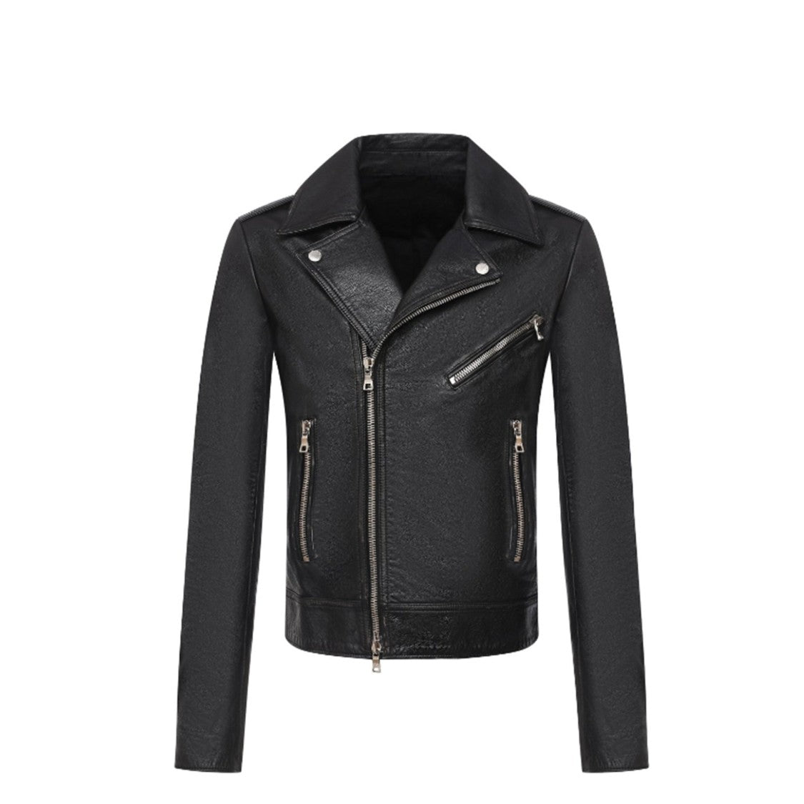 Balmain Black Leather Jacket