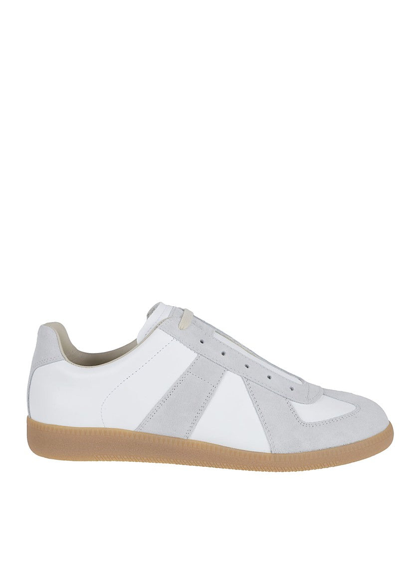 Maison Margiela Low Top Sneakers With Multi-Panel Design