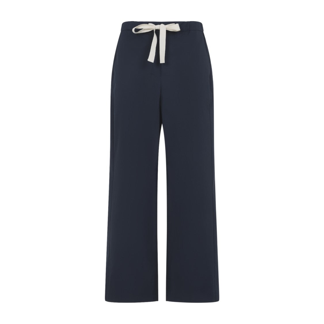 Max Mara Vibrant Blue Cotton Trousers