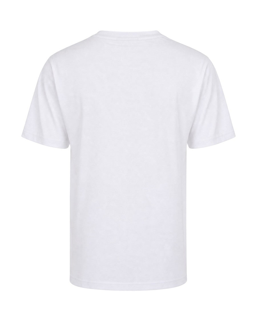 Off-White White Cotton Arrow Lettering T-Shirt