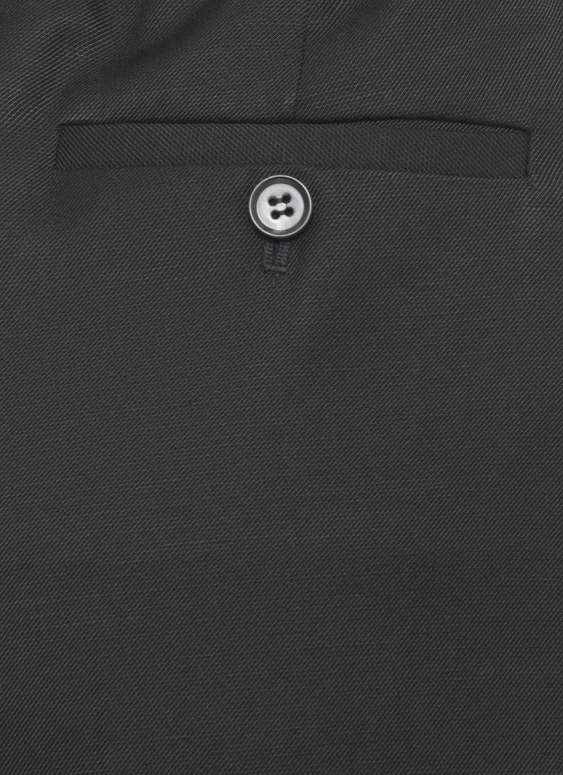 Loulou De Saison Black Takaroa Lds Viscose Straight-Leg Pants