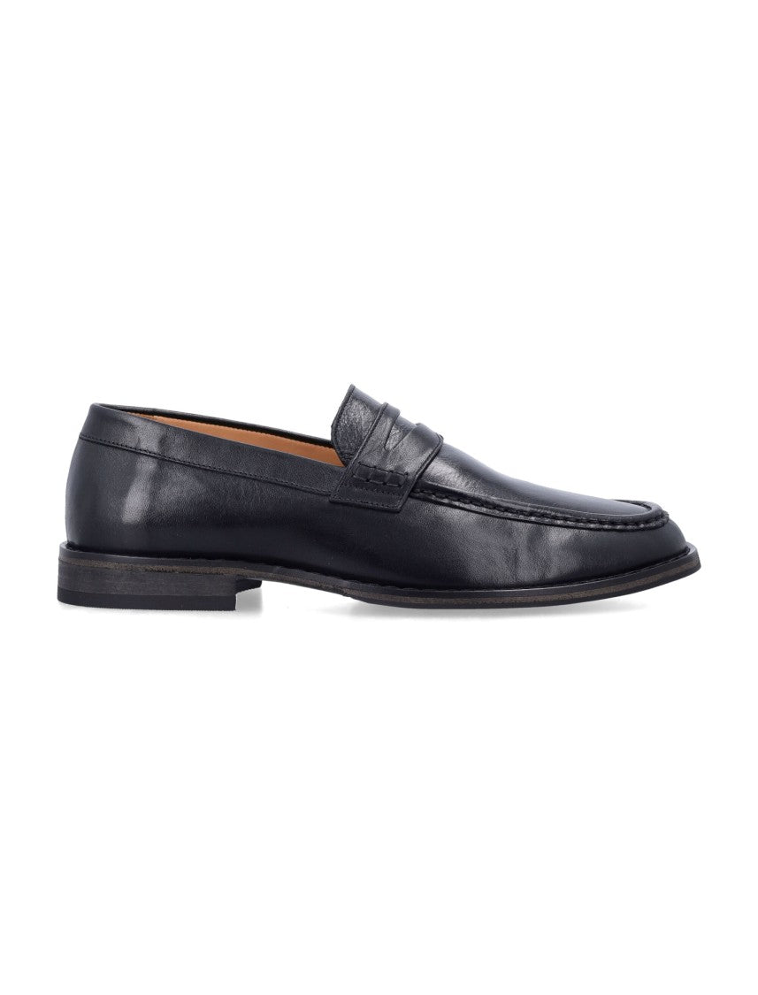 Our Legacy Black Light Leather Loafers