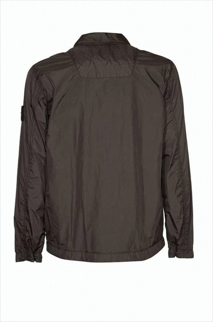 Stone Island Smooth Polyamide Jacket With Classic Detailing