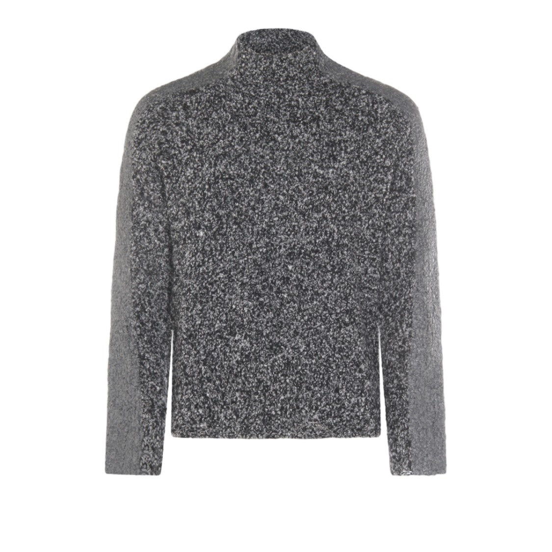 Diesel Textured Knit Sweater With High Neckline