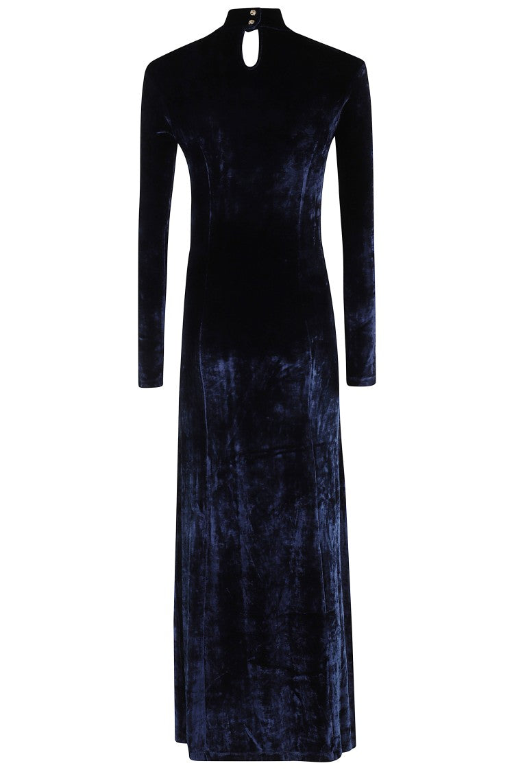 Rabanne Long Velvet Dress