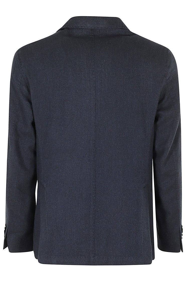L.B.M. Cotton Cashmere Herringbone Jacket