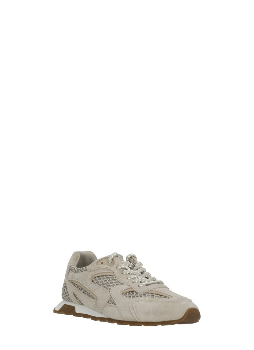 Ash Beige Kasar Net Mesh Sneakers