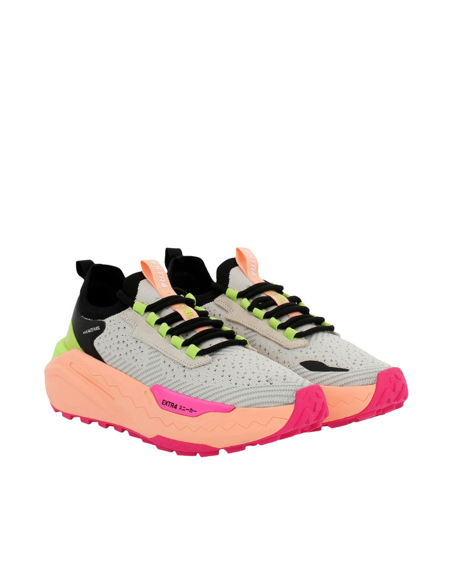 Extr4 Futuristic Low-Cut Sneakers With Dynamic Traction