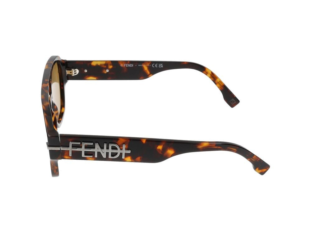 Maison Fendi Tortoiseshell Fe40130i Square Sunglasses