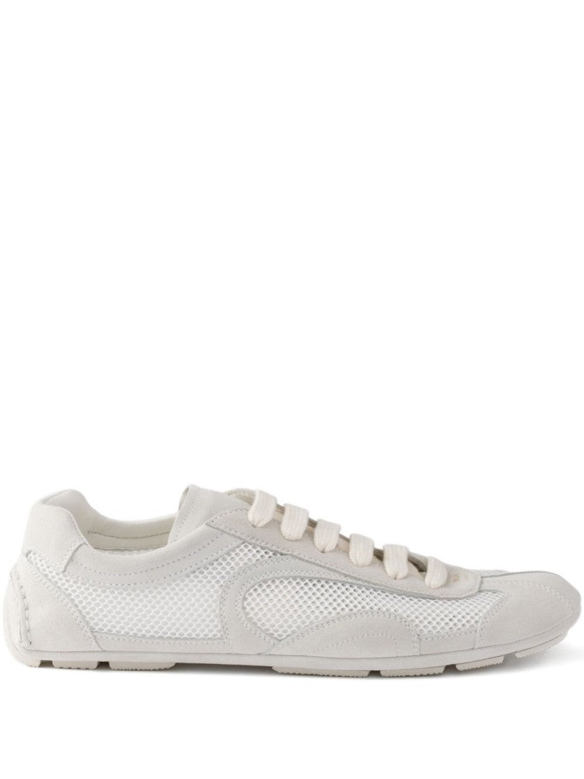 Prada Montecarlo Re-Edition Suede Mesh Sneakers