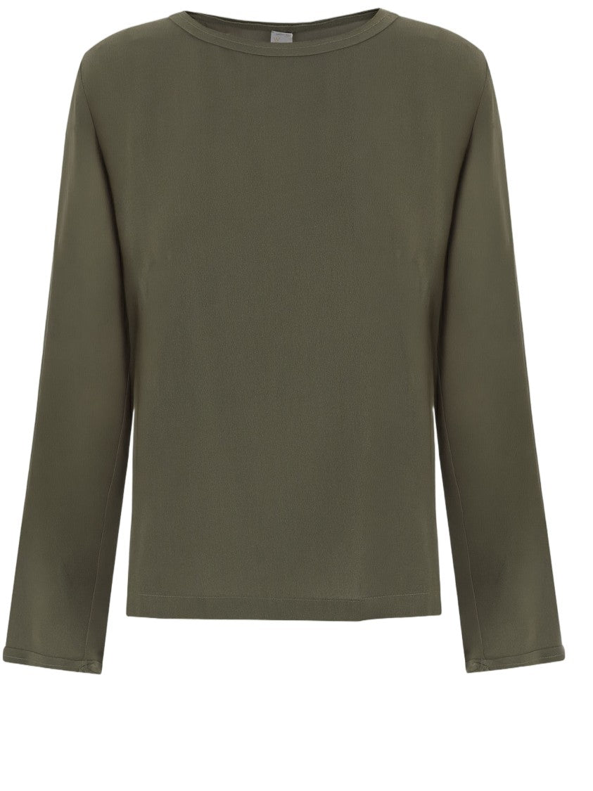 Q-Wins Silk Knit Sweater