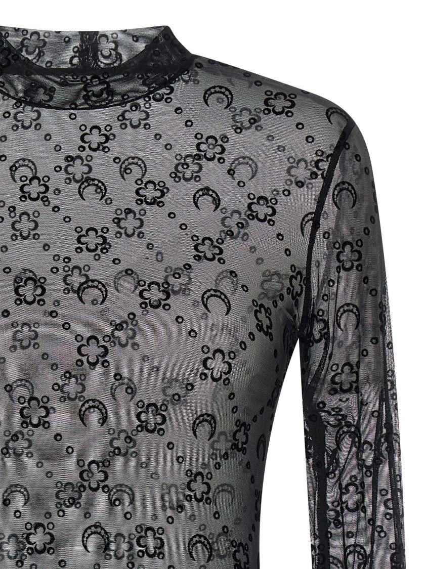 Marine Serre Flocked Moonogram Top