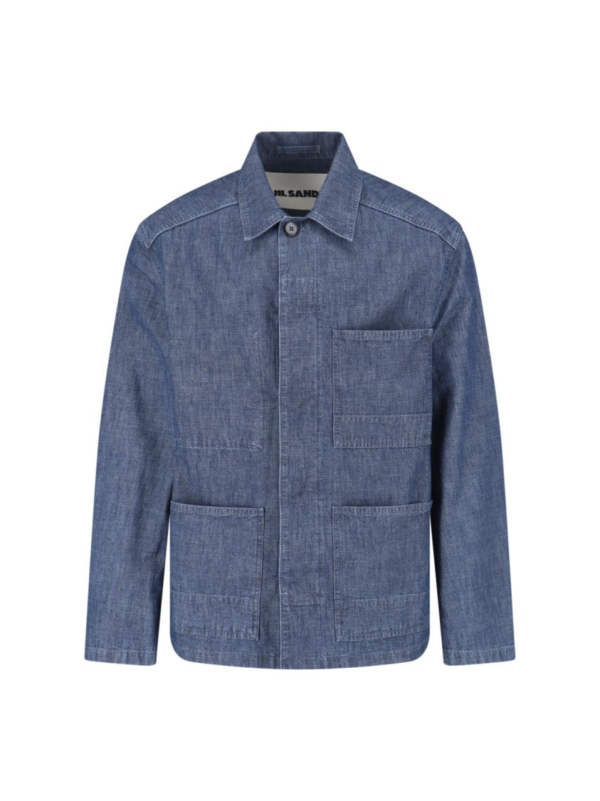 Jil Sander Structured Minimalist Jacket With Classic Collar