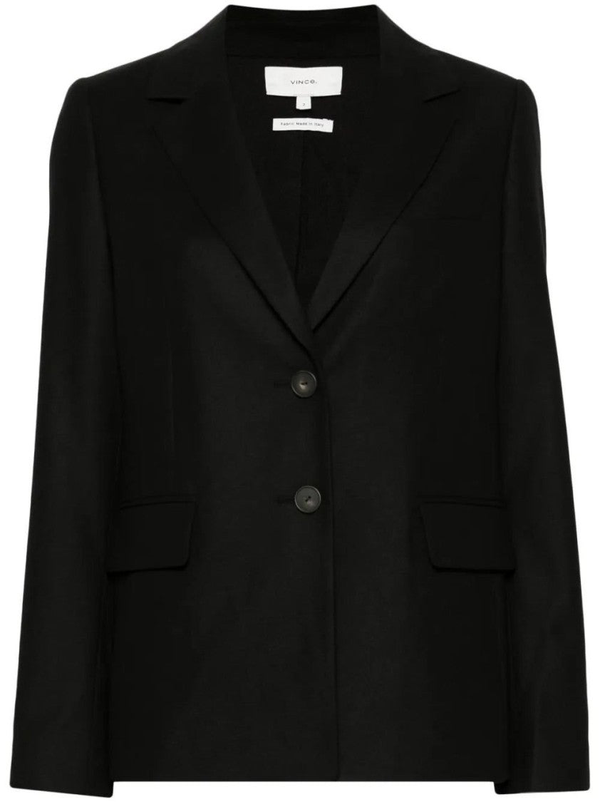 Vince Brushed Flannel Blazer