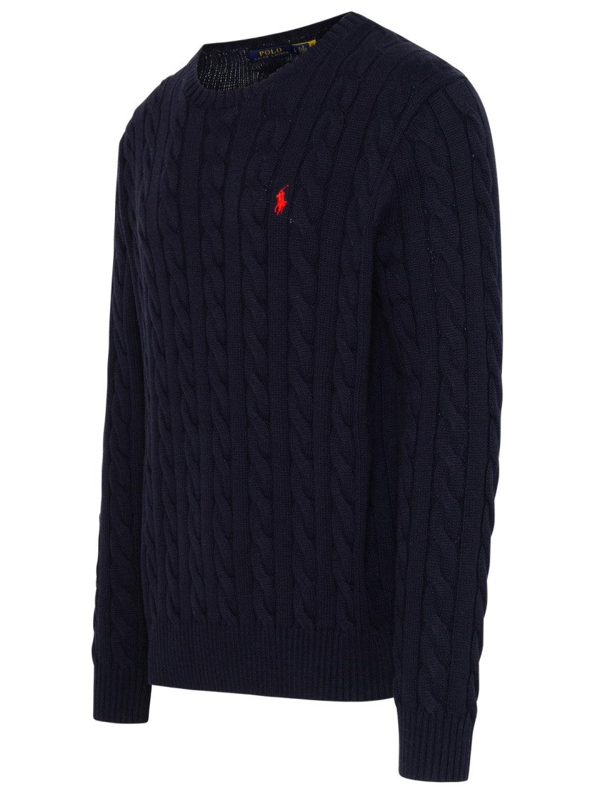 Polo Ralph Lauren Blue Cotton Sweater