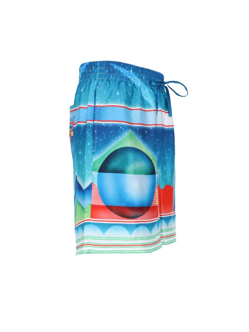 Casablanca "Galaxy Court" Shorts – Multicolor