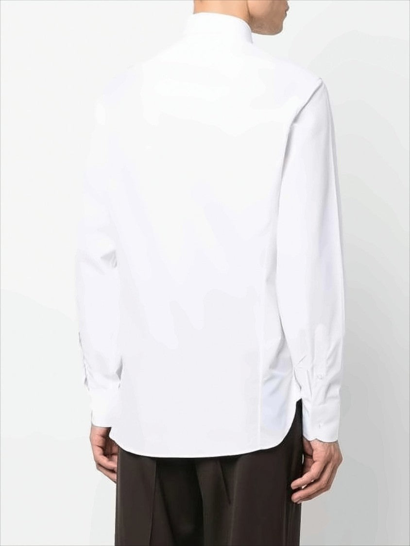 Gucci Tailored White Cotton Long-Sleeve Shirt