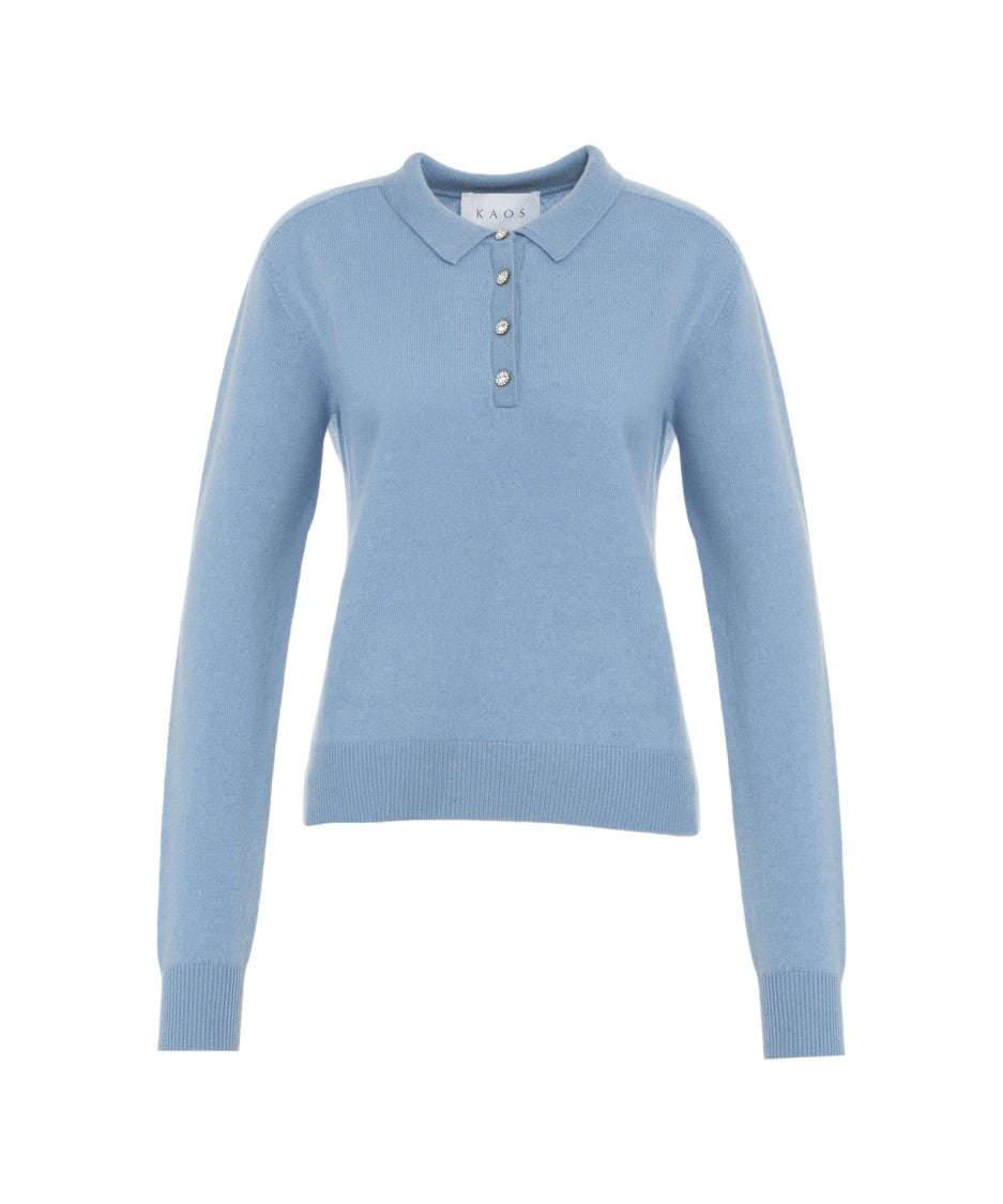Kaos Polo Collar Sweater