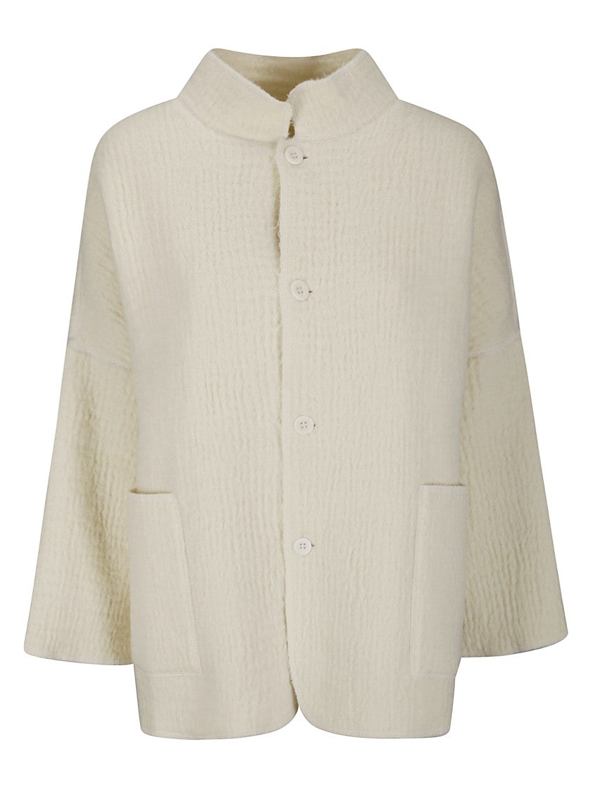 Labo.Art Mandarin Collar Blazer With Button Fastening