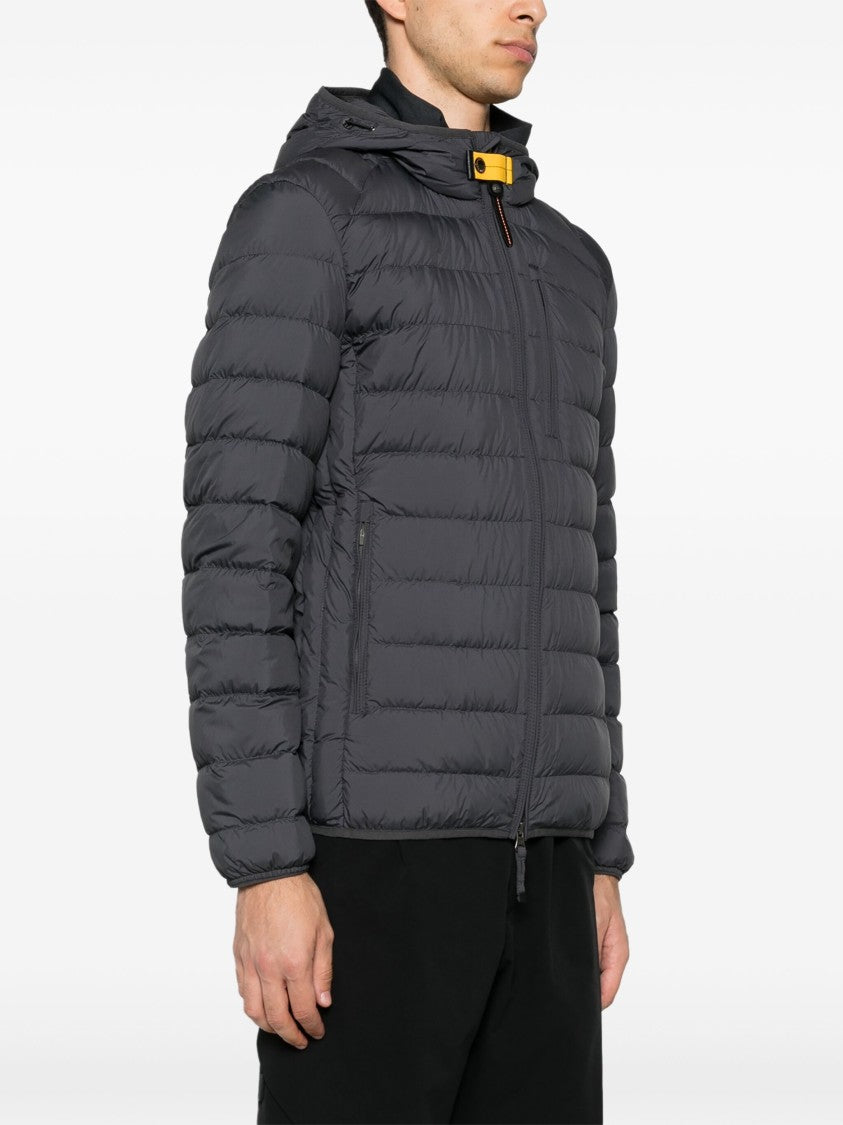 Parajumpers Quilted Black Jacket With Hood