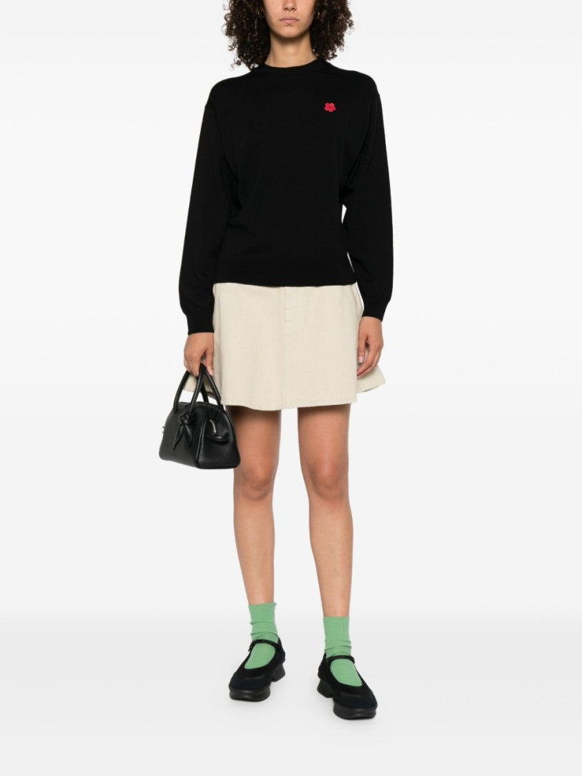 Kenzo ‘Boke Flower' Embroidered Jumper In Merino Wool