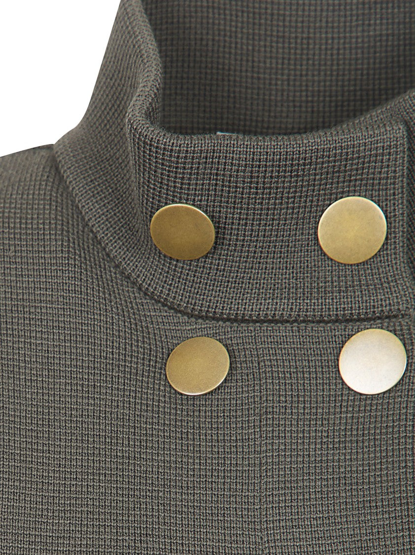 Charlott Double-Breasted Wool Coat With High Collar