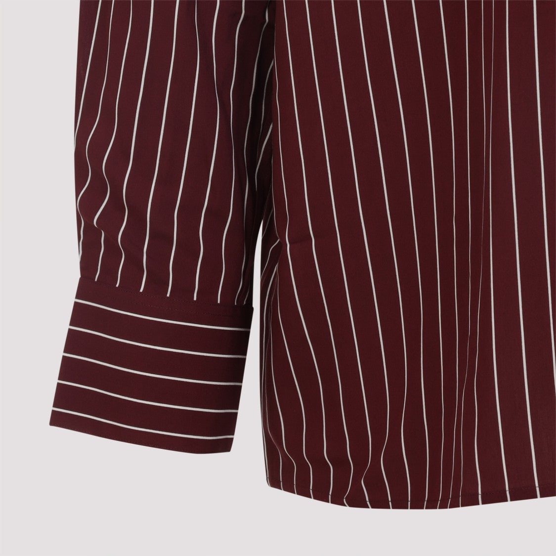 Saint Laurent Bordeaux Viscose Shirt