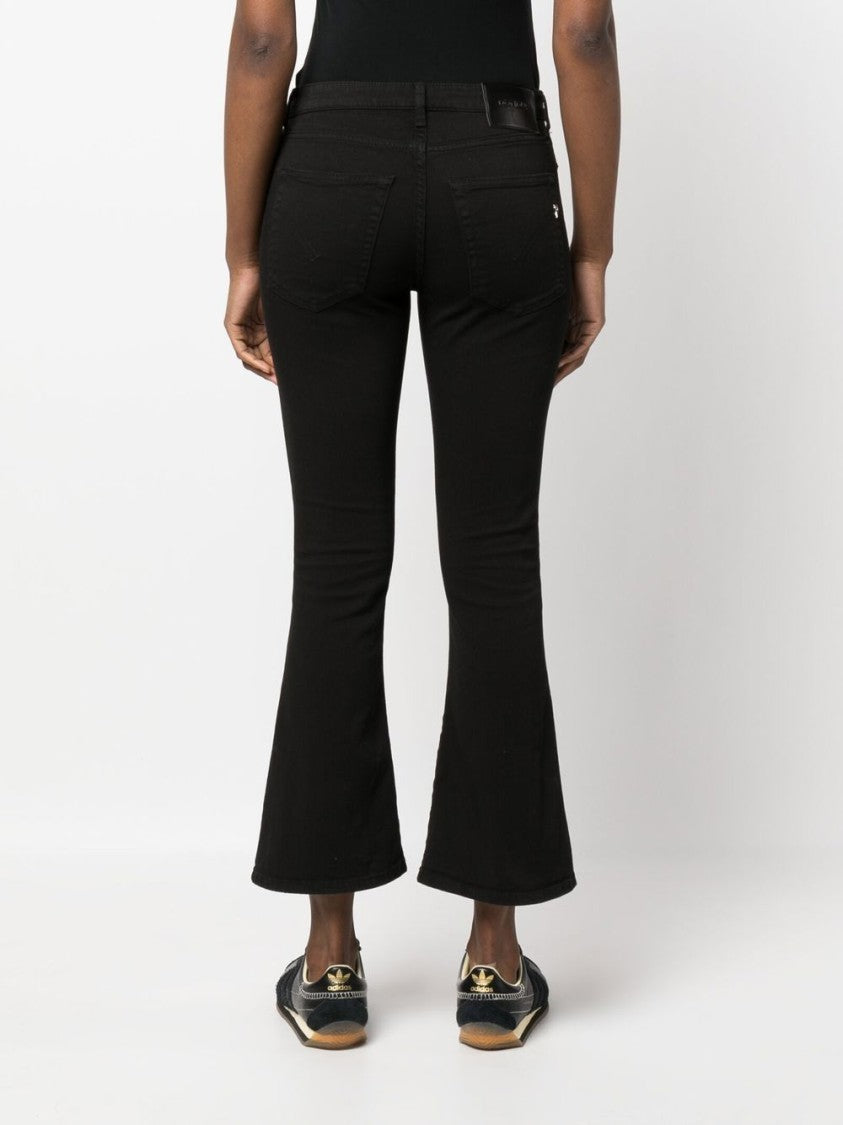 Dondup Flared Black Jeans