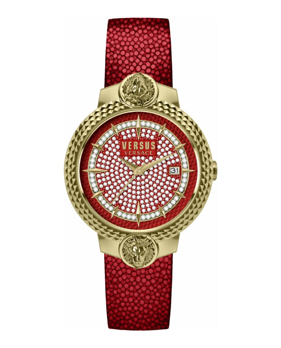 Versus Versace Mouffetard Crystal Strap Watch