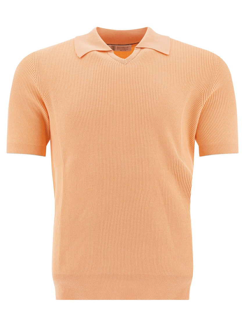 Brunello Cucinelli Lightweight Linen-Cotton Blend Polo Shirt