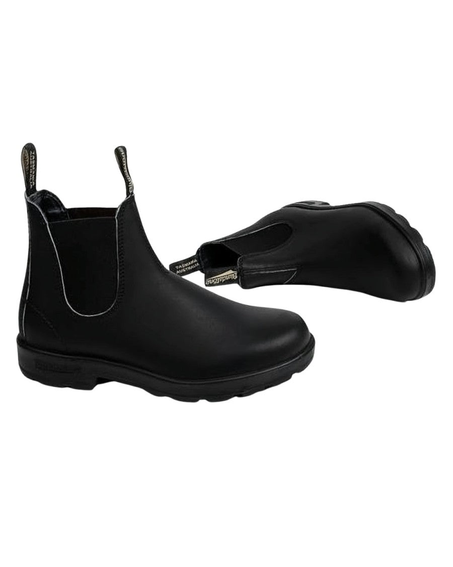 Blundstone Seamless Black Leather Slip-On Boots