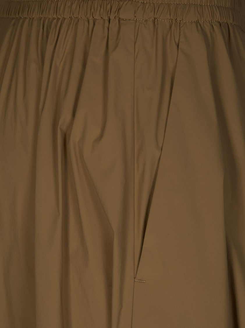 Herno Relaxed Flared Drawstring Midi Skirt