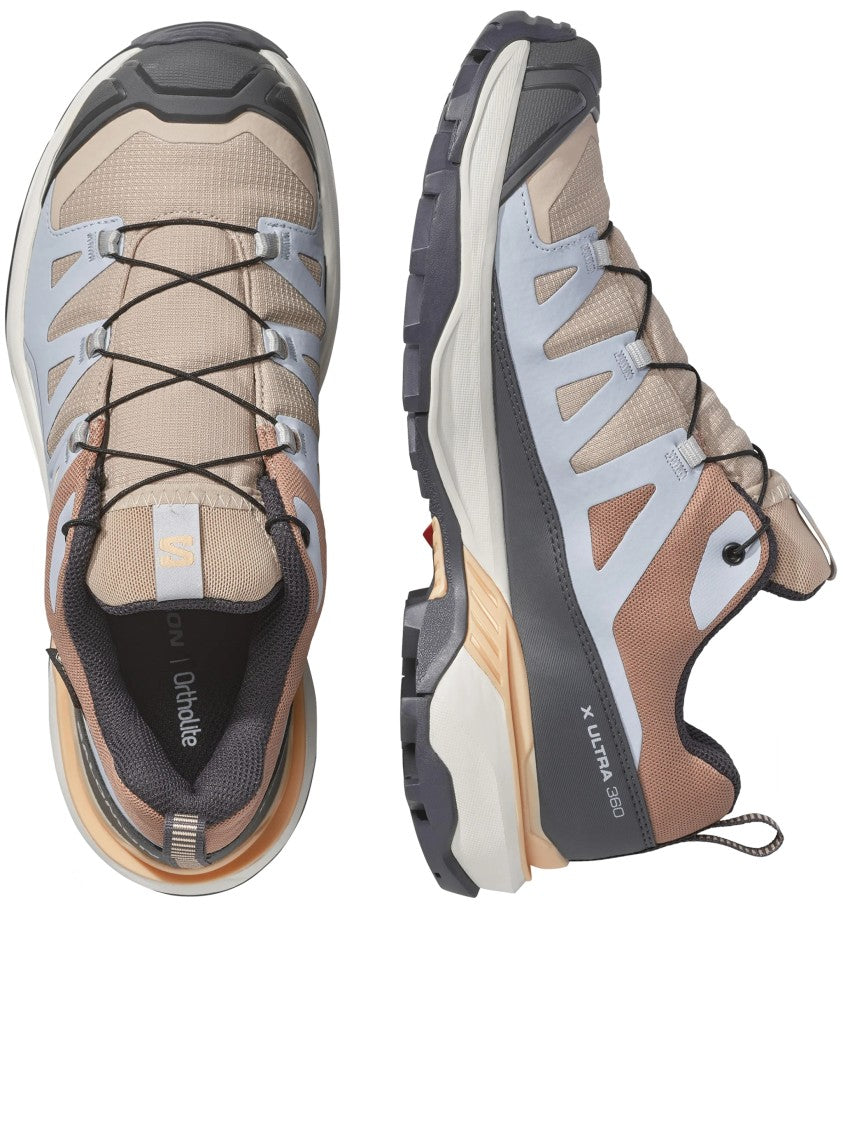 Salomon Low-Cut Outdoor Sneakers With Rugged Sole And Quick-Lace System