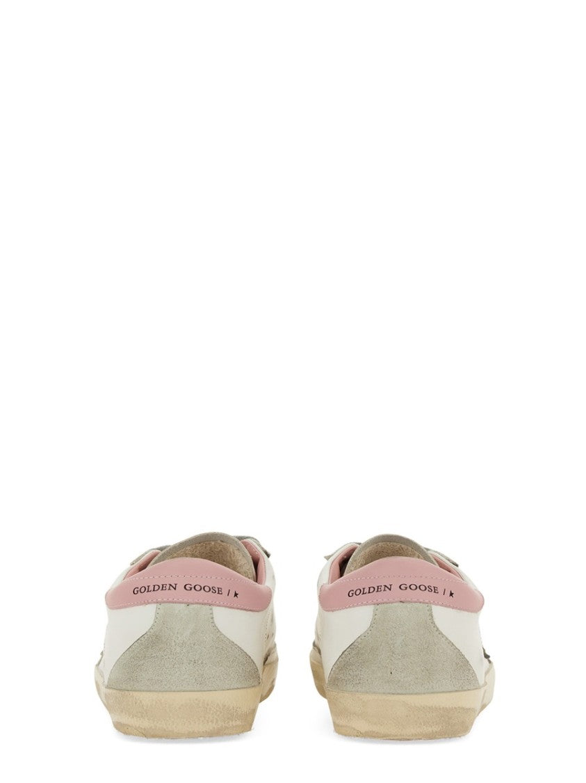 Golden Goose Super-Star Distressed Leather Low-Top Sneakers