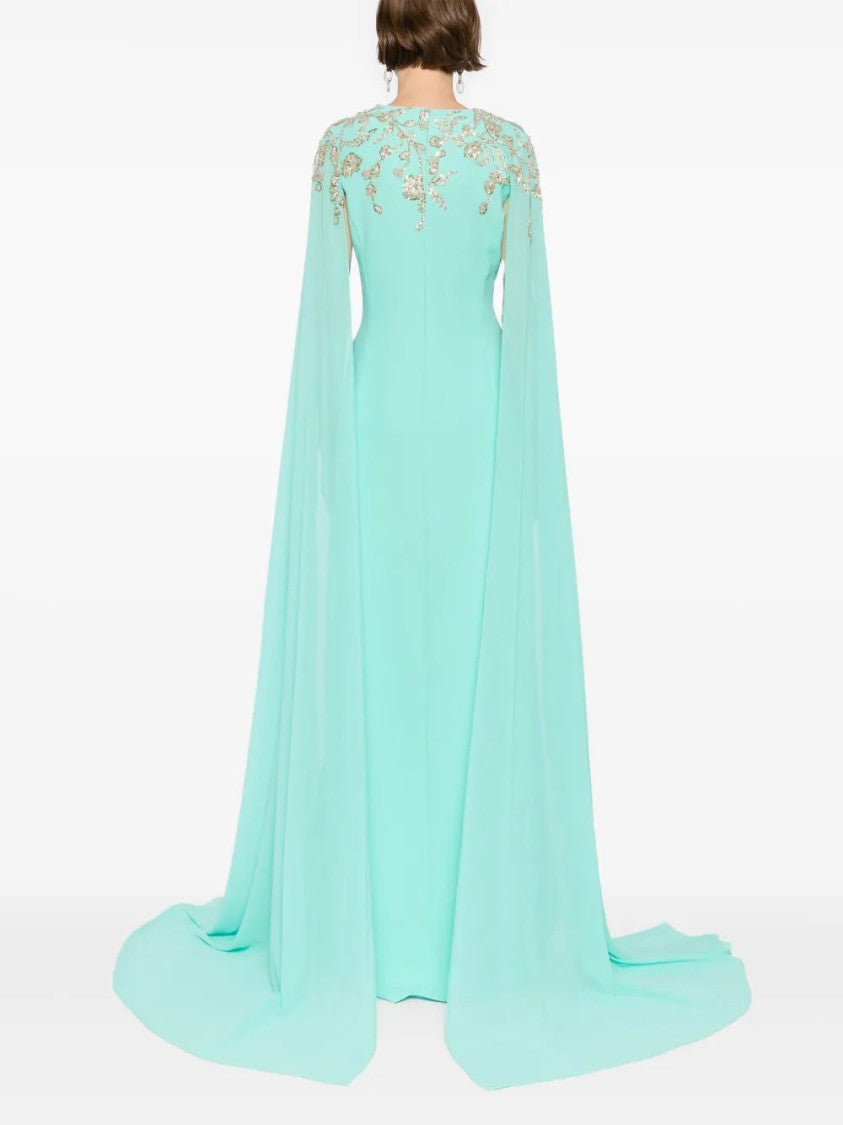 Saiid Kobeisy Embellished Crepe Kaftan