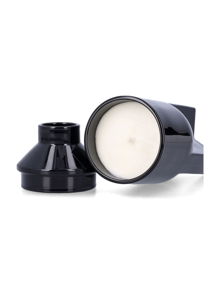 Rick Owens Sculptural Black Candle With Finish